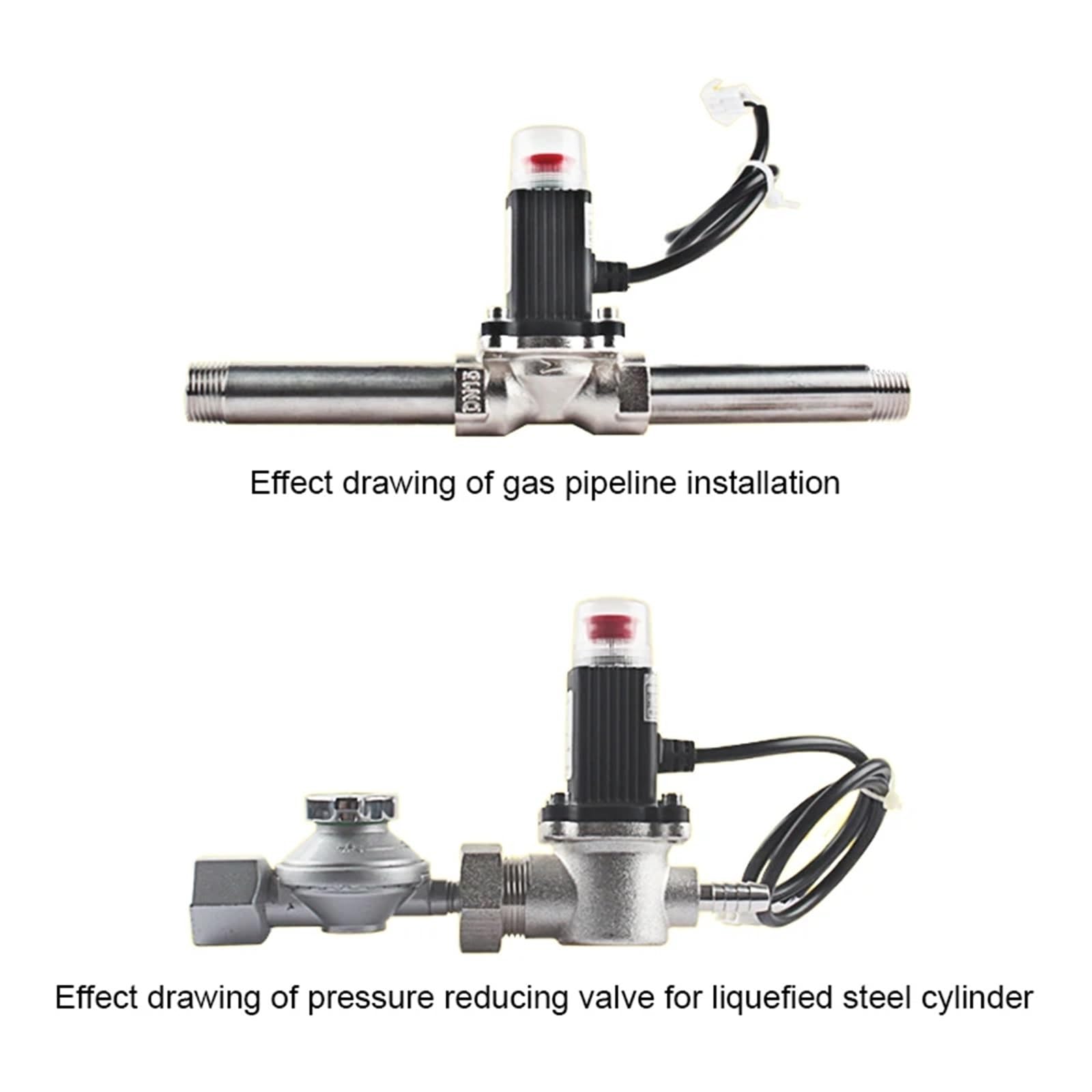 Amazon.com: Gas Emergency Cut-Off Solenoid Valve 1/2